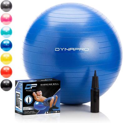 Professional Grade Exercise Ball | Extra Thick | Anti - Burst Material